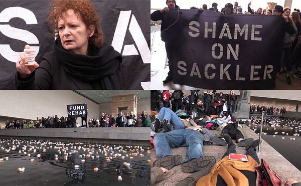 Protesters at Metropolitan Museum Chant “Shame on Sackler,” Targeting Donors Who Profited from Opioid Crisis [UPDATED]