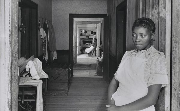 Jack Delano, "Interior of Negro Rural House, Greene County, Georgia" (June 1941), gelatin silver print (courtesy the Museum o