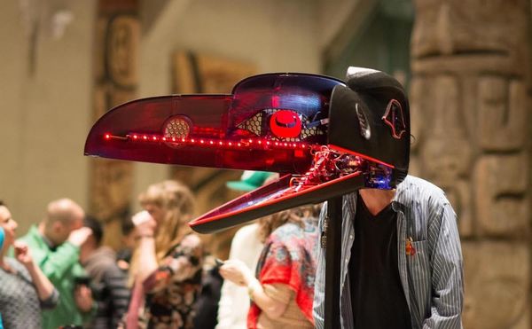 An Indigenous Artist's Futuristic Vision of Traditional Transformation Masks