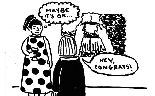 No Amount of Compliments Can Outweigh the Artist's Self-Doubt