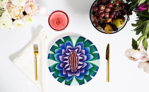 New Plates by Judy Chicago Serve Up Feminist History