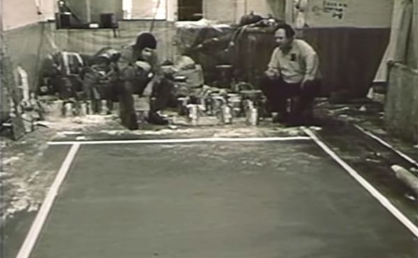 A scene from Painters Painting (Emile de Antonio, 1973) (screenshot by the author)