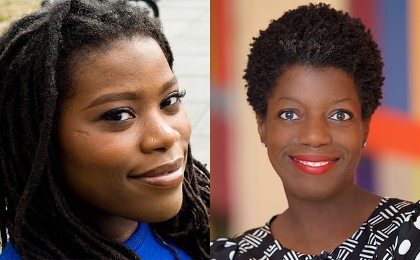 Kaitlyn Greenidge (left; photo by Syreeta McFadden) and Thelma Golden (right; photo courtesy the Studio Museum in Harlem)