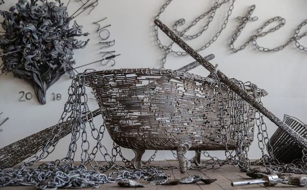 The Center for Maine Contemporary Art Presents American Steel, an Exhibition of Work by Sculptor John Bisbee