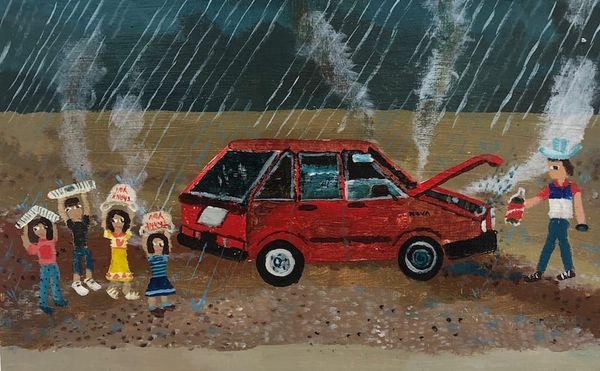 A Painter Illustrates the Charm and Tragedy of the American Dream