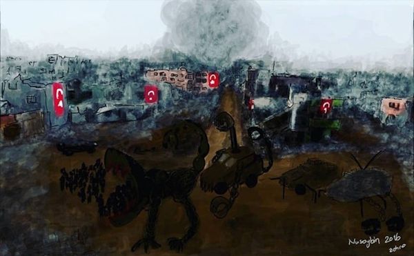 Imprisoned Kurdish Artist Pens Thank You Letter to Banksy