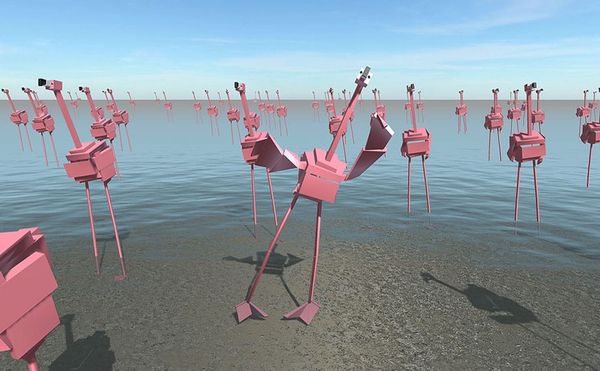Dance with Digital Flamingos to Raise Awareness of Habitat Loss