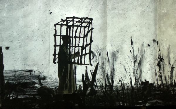 William Kentridge's Real and Metaphorical Cages Illuminate a Protest on Deportation
