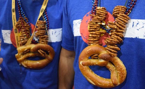 A Beer Festival Inspires Visitors to Craft Inventive Pretzel Necklaces as Snacks