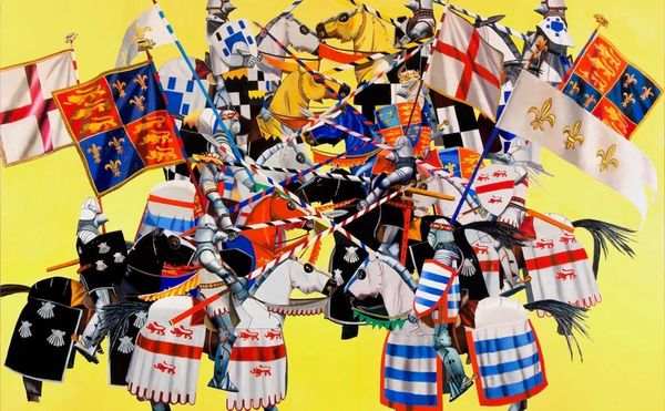 Malcolm Morley's Paintings Render the Regalia of War