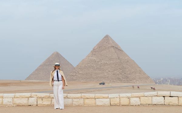 Melania Trump's Colonial Romp Through Egypt