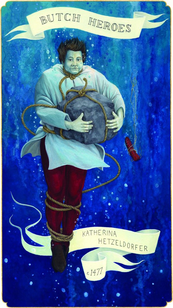 Artwork from Butch Heroes by Ria Brodell.