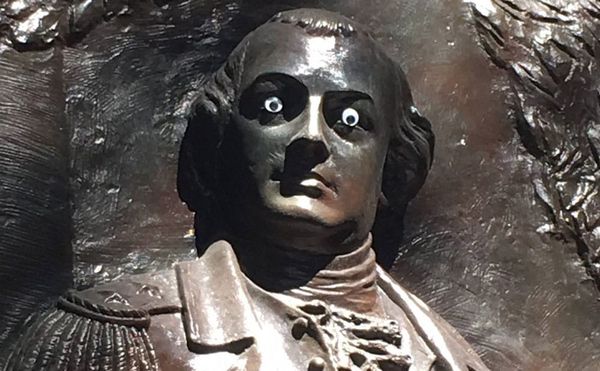 A Prankster Put Googly Eyes on a US Revolutionary War Monument