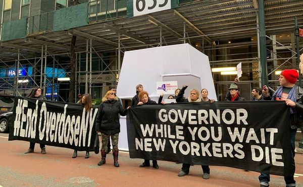 Nan Goldin and Drug Policy Activists Protest NY Governor Cuomo’s Inaction