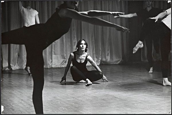 Yvonne Rainer in the “Bach” Section of Terrain, photo by Al Giese, 1963. Image courtesy of Getty Research Institute, Los Ange