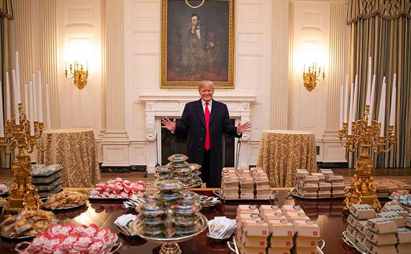 White House Pulls Fast (Food) One on NCAA Football Champs