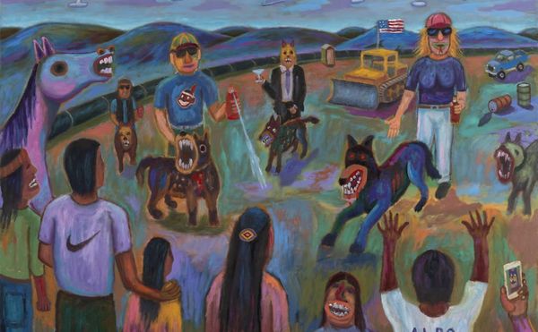 An Indigenous Artist Captures the Racial Violence at Standing Rock