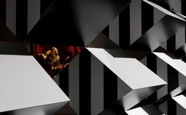 The Unlikely Pairing of Caravaggio and Daniel Buren