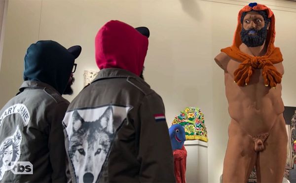 A Satirical Take on the Whiteness of Classical Sculpture