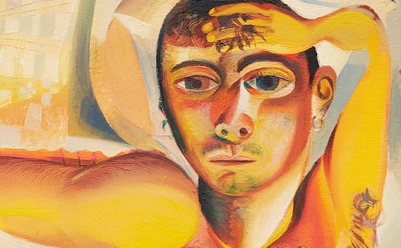 Paintings of Friends and Lovers Whose Inner Lives Glow Around Them