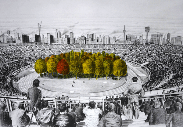 Art Collector to Plant 299 Trees in a Stadium to Protest Inaction About Climate Change