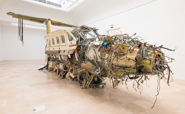 An Inside-Out Airplane Visualizes Poland's Political Divisions