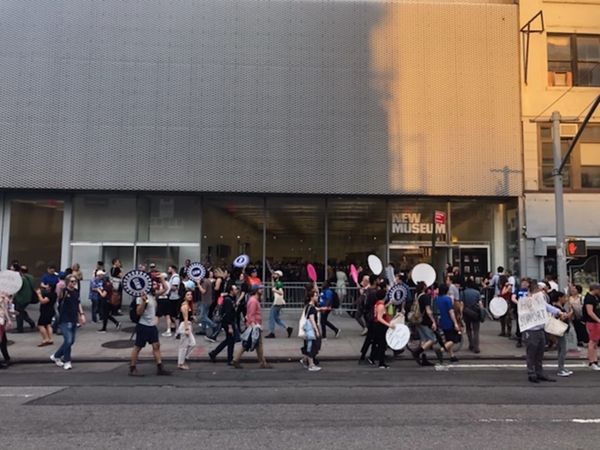 New Museum Union Rallies Against Stalled Contract Negotiations During Summer Exhibition Openings