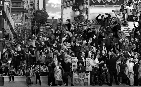 JR's Digital Mural Features 1,200 San Franciscans, Telling a Story of a Diverse City