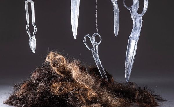 A Memorial to Crimes Against Women and Children in Ghostly Glass