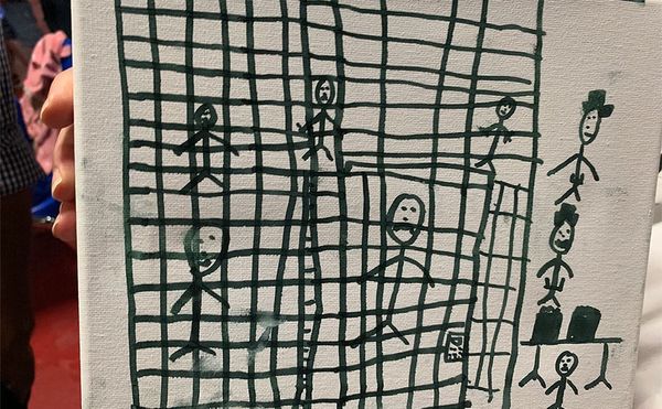 Children's Drawings from US/Mexico Border Reveal a World of Cages