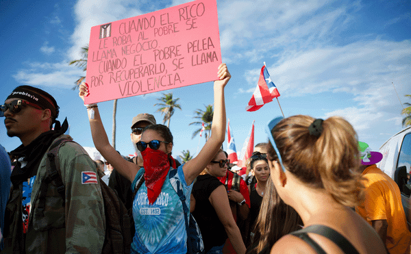 Puerto Rican Artists Lead Protests Calling for Governor's Resignation
