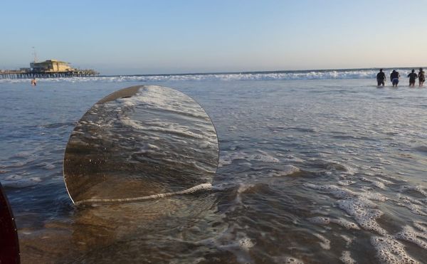 Dancers Use the Santa Monica Beach as Their Stage