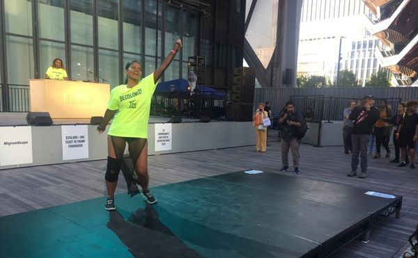 In DJ Performance, Artist Asks Hudson Yards to “Decolonize” the Shed