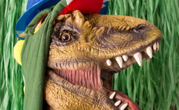 Jurassic Park Becomes Whimsical Performance Art