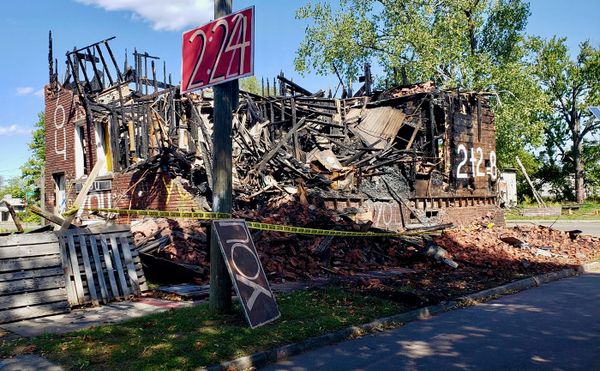 An Outdoor Art Project in Detroit Burns in Arson Attack, Again