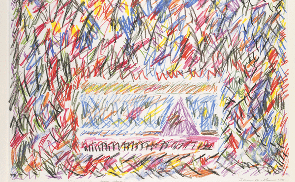 Can This Sam Gilliam Drawing Reveal Your Opinion of Trump?