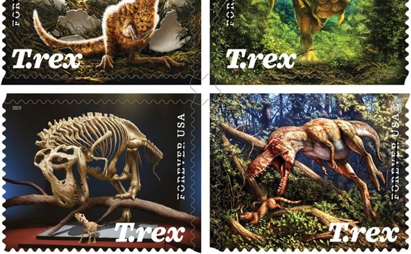 New Dinosaur Stamps From the USPS Illustrate Our Extinct Past