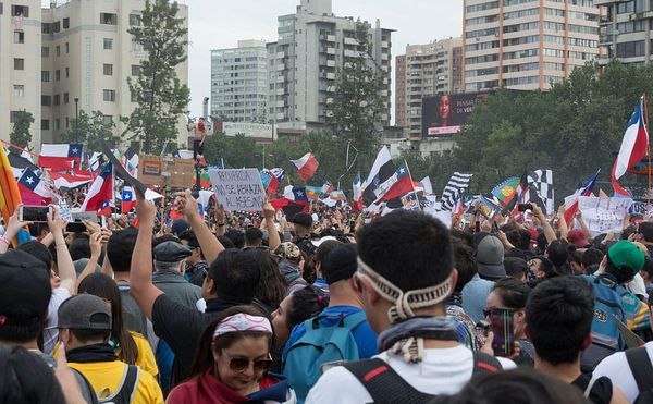 Chile's Art World Joins Massive Santiago Protests