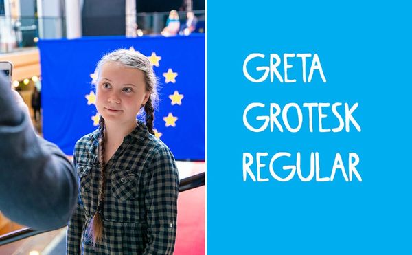 Greta Thunberg's Handwriting Sprouts as a New Typeface