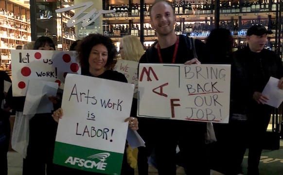 Laid-Off Marciano Art Foundation Employees Picket a Dinner Hosted by Marciano Brothers
