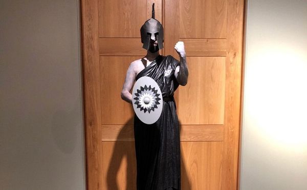 Activists Dressed as Trojan Figures Crash Opening of BP-Funded Exhibition