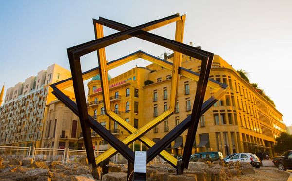 Sculpture in Beirut Removed for Its Reputed Resemblance to Star of David