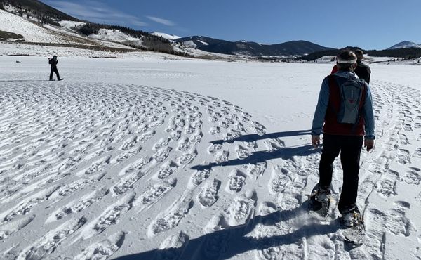 Volunteering With a Land Artist to Make Laborious, Ethereal "Snow Drawings"