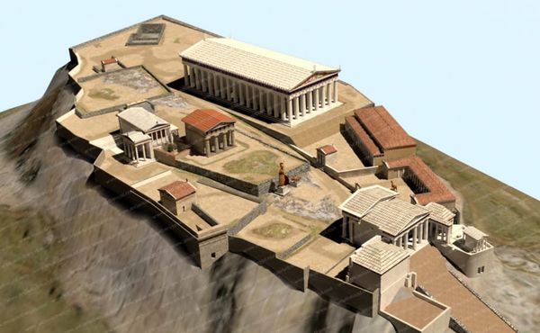 Explore Ancient Athens Online Through 3D Models, Created by One Animator Over 12 Years
