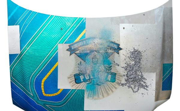 Artist Encrusts Tijuana Police Cars With Glitter