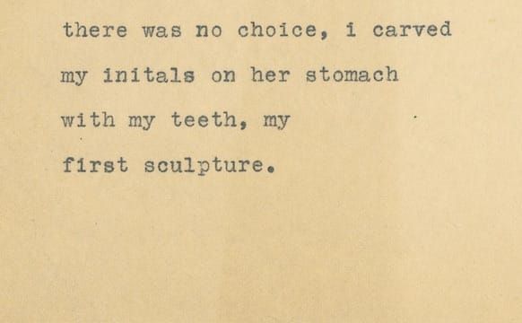 John Chamberlain’s Previously Unknown Poems From Black Mountain College