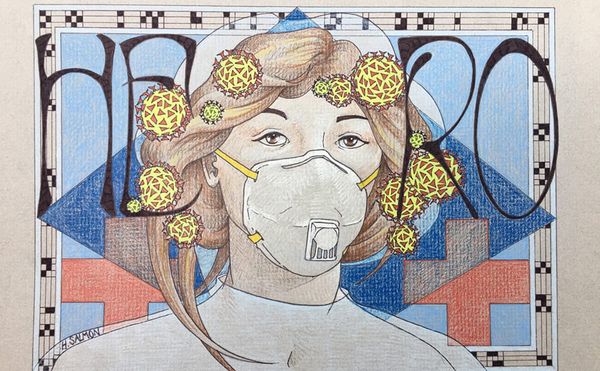 Artists Decorate Hospital ICUs With Encouraging Posters