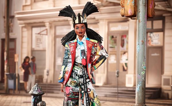 Barbie’s Back, as Basquiat?