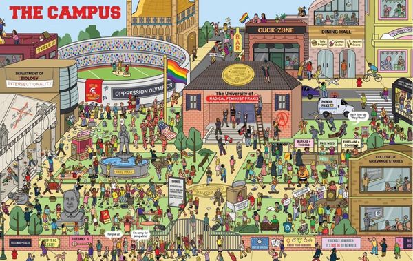 “College of Grievance Studies”: A Satirical Illustration of a Fake University Lights Up the Internet