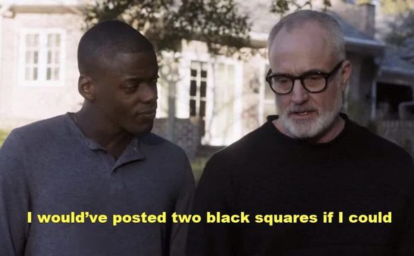 The Bulldozing Effect of the Black Square